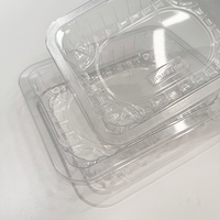 Wegwerp PET plastic voedselbakjes blister PET doos vers diepvriesvlees kip cake brood verpakking