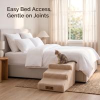 Rampe d'accès ergonomique pour animaux de compagnie, en mousse souple, pour lit et canapé, protection des articulations