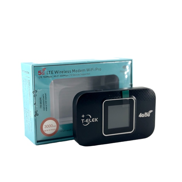 T-elek TM-9 High Quality Mini WiFi Router 4G/5G LTE Pocket WiFi with Sim Card External Mobile Portable Hotspot OEM Product