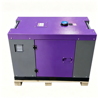 Venta al por mayor de fábrica: Generadores diésel portátiles silenciosos de 10KVA, 12KVA, 15KVA, con generación de energía estable, potencia nominal 220V/380V/400V, ¡Oferta caliente!