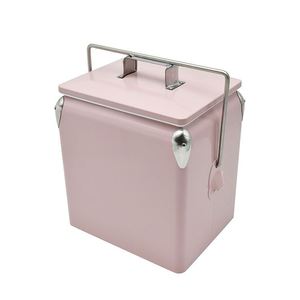 Glacière vintage 13L en PP et fer, portable pour camping, pique-nique, vin, nourriture, résistante à l'eau, isotherme pour bière et glace - Product Image 3