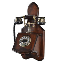 Téléphone rotatif rétro antique, téléphone de bureau vintage Bluetooth, téléphone à cadran ancien, décoration artistique pour la maison et cadeau pour les collectionneurs