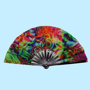 Abanico Plegable de Bambú Grande Personalizado de 33 cm, con Diseño de Año Nuevo y Halloween, Técnica de Tallado, Arte Folclórico, Decoración del Hogar, para Fiestas Personales - Product Image 4