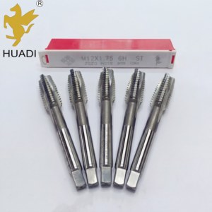 धातु और मिश्र धातु प्रसंस्करण के लिए 10-50 गहराई के साथ प्रीमियम हुदी M3-M16 एचस नल के दाहिने हाथ के धागे HRC20-46 - Product Image 1