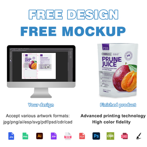 Đứng lên Túi với dây kéo nhựa in kỹ thuật số bao bì thực phẩm túi cho đồ ăn nhẹ bỏng ngô hạt xoài khô Cookie - Product Image 4