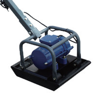PME-C40E 40KG pas cher Portable Rock Robin marcher derrière la plaque de compacteur électrique de sol avant à sens unique