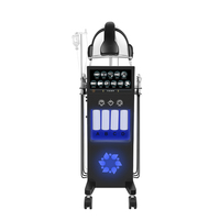 AI Analyzer Multifunctional Facial Machine Clean Facial 11 in 1 Tightening Small Bubble Facial Microdermabrasion Machine