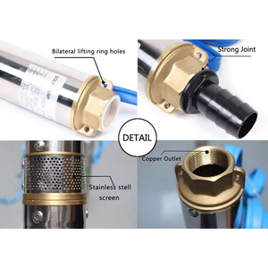 <span class=keywords><strong>Pompe</strong></span> centrifuge solaire submersible SINCR haute pression 4 pouces sans balais, 100% fil de cuivre, irrigation agricole, DC48V, garantie 2 ans - Product Image 4