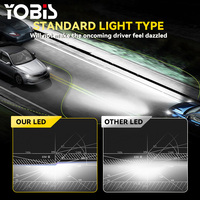 Feux de voiture LED YOBIS M9 PRO 140W H7 H1 H8 H9 H11 12000LM, phares de voiture Hb3 Hb4 9005 9006 9012 9007 9008 H4, feux LED pour lampe automobile