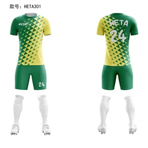 Adult Soccer Uniforms Sets Men Custom Soccer Jersey Football Kits Full Set Soccer Kit Supplier in China - Product Image 5