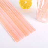 Offres Spéciales SAKURA Rose Fleurs Paille Réutilisable PP Plastique Dur Nouveau Design 2025 Drinkware Accessoire