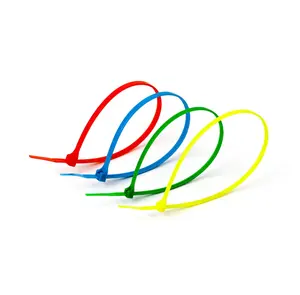 factory plastic cable tie durable nylon 66 self locking stripping cable clamp kabelbinder 7.2*450mm zip ties plastic clamp