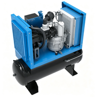 Compresseur d'air à vis à aimant permanent monophasé monophasé Airstone A6E 4,5 kW 6 CV VSD 220 V 8 bars compact pour petit atelier
