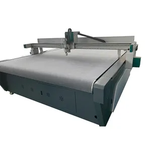 TOPCNC 2024 new design linen fabric digital cutter 100% rayon fabric flatbed cutting machines nonwoven fabric flatbed cutter