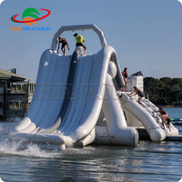 Parc aquatique flottant gonflable pour adultes, parc aquatique gonflable géant commercial, aire de jeux aquatique flottante