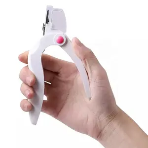 1 cái màu trắng móng tay giả tip Cutter Clipper 3 phong cách cắt cách móng tay cạnh tông đơ móng tay cắt kéo công cụ làm móng tay