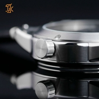 Fabricant de montres mécaniques automatiques personnalisées avec logo, montres de luxe haut de gamme avec boîtier en acier inoxydable et bracelet en cuir pour homme