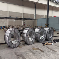 Bobine de tige d'aluminium déoxidé de haute pureté de 15 mm pour raffinage secondaire en usine sidérurgique, service de cintrage, poids de bobine personnalisé, livraison rapide