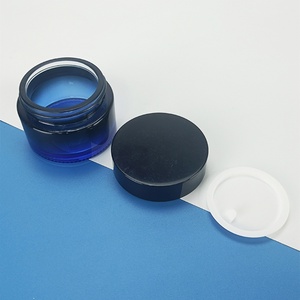 Glass Cosmetic <b>Empty</b> Cream Packaging 15g 20g 30g 50g 100g 120g Frosted Cosmetic Container <b>Jar</b> With Lids - Product Image 5