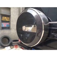 Housse de roue de secours en fibre de carbone W463 G63 pour Mercedes Benz Classe G G500 G550 G55 G63 G65 AMG 04-18