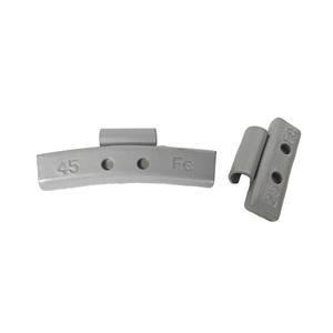 Poids d'équilibrage de <span class=keywords><strong>roue</strong></span> en acier Toolon, nouveau gris, à clipser, avec grand clip, 60g >28 pouces pour jantes en aluminium, équilibrage des pneus - Product Image 2