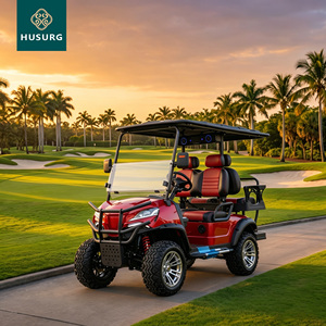 Nouvelle Voiturette de Golf Électrique avec Écran Tactile, Boîte de Transport, Utilitaire Agricole, Club Car, Batterie 72V, Autonomie 3-4 90km, Certifiée CE, Freins à Disque Avant - Product Image 1