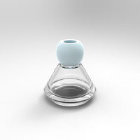 Bouteilles en verre transparentes de luxe vides de 100 ml pour diffuseur à bâtonnets, avec couvercles, rechargeables, pour arômes, parfums et huiles essentielles