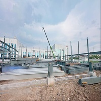 Construcción de Casas Modernas de Lujo con Diseño Personalizado en China, Estructura Metálica, Taller de Acero Ligero