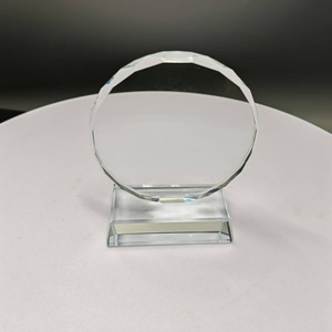Ornements commémoratifs transparents en gros à bas prix, cadres photo, mini-trophées en verre, récompenses écologiques avec gravure personnalisée - Product Image 4