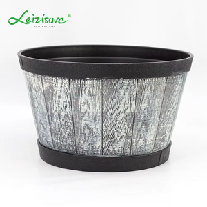 Chine <span class=keywords><strong>fabricant</strong></span> <span class=keywords><strong>bois</strong></span> pots de pot de fleur en <span class=keywords><strong>bois</strong></span> de whisky baril planteur - Product Image 2