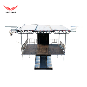 Remolque <span class=keywords><strong>de</strong></span> <span class=keywords><strong>escenario</strong></span> <span class=keywords><strong>móvil</strong></span> para camión, escalones <span class=keywords><strong>de</strong></span> remolque portátil con sistema hidráulico, usado, en venta - Product Image 1