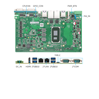 Nouvelle carte mère industrielle compacte Linkleaps Intel 11e génération Core I3/i5/i7 DDR4 64 Go 4 USB 3.2 2 GbE LAN 6 COM M.2