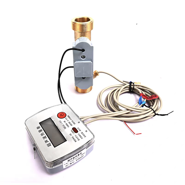 Ultrasonic Brass Heat Meter RS485 High-precision +/-2% Accuracy Low-power Consumption DC24V Supported DN15 High-quality