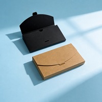 Petite quantité minimale de commande, boîte d'avion personnalisée à fermeture éclair, en carton kraft recyclé, imprimée en quatre couleurs, écologique et biodégradable