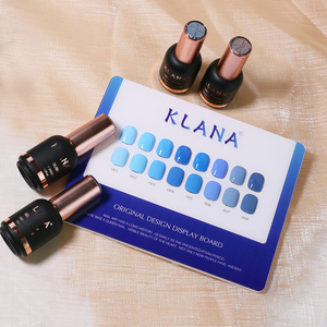 Blue High Saturation LED Gel Beginners Friendly Self Leveling UV Gel Wholesale High-quality Blue UV Gel <b>Kit</b> - Product Image 1