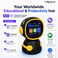 Horloge intelligente IA personnalisée avec écran tactile, prise en charge MP3 et carte TF, plus de 900 histoires pour enfants, aide au sommeil, certifiée BSCI ISO – 27 ans d'expérience en usine