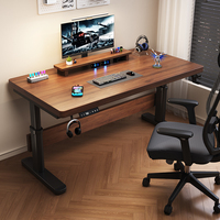 Bureau de style moderne en bois massif réglable en hauteur électrique pour la maison chambre à coucher étude ou établi pour les jeux