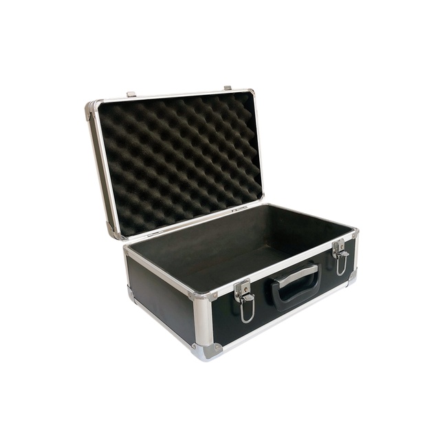 Uworthy Small Aluminum case with Foam Padding / Empty Aluminum Instrument case / Easy Flight Carrying case Aluminum
