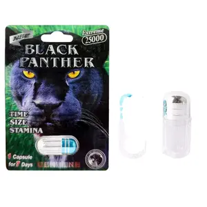 Новая Черная Mamba Black Pather Rhino 7 Platinum 3D таблеточная упаковочная карта