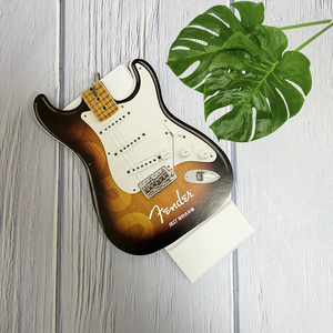 OEM impresión personalizada guitarra forma especial troquelado promocional Calendario De Adviento Maquillajr mesa pequeña Calendario de escritorio 2026 - Product Image 4