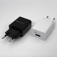 Adaptateur secteur universel 3A QC3.0 Chargeur rapide pour téléphone portable 3.0 Super chargeur rapide Prise rapide Chargeur USB mobile pour US EU UK