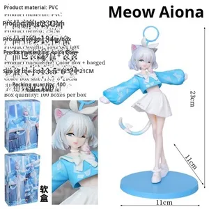 Figurine d'action en PVC Blue Archive Blue Fairy Girls <span class=keywords><strong>Arona</strong></span>, modèle mignon 2D d'anime, décoration de boîtier, ornements - Product Image 3