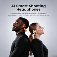 Écouteurs de traduction intelligents E12 à oreille libre, Wi-Fi, 8 Go de stockage, traduction en temps réel, assistant vocal IA, chargement magnétique, répondre aux appels
