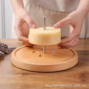 เครื่องตัดชีสไม้ ใบมีดสแตนเลส เครื่องมือขูดชีสแบบใช้มือ สำหรับใช้ในครัว - Product Image 2