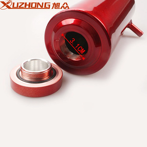 Réservoir d'expansion de radiateur en alliage d'aluminium, 800ml, pour modification de voiture, bleu, rouge, argent, à visser - Product Image 4