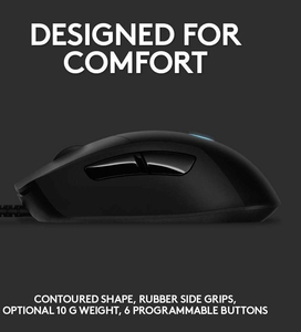 Souris de jeu programmable pour droitier G403 Hero, 6 boutons personnalisables, commutation DPI en direct, 25600 DPI, rétroéclairage RGB - Product Image 4