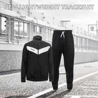 ELEGANCE Sonbahar Eşofman Takımı Unisex Yetişkinler İçin - Hafif 300g %100 Polyester Nefes Alabilen Hızlı Kuruyan Tam Boy Yan Cepli