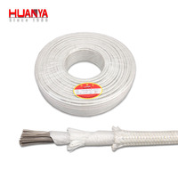 Ruban en mica 18 AWG, fibre de verre, résistance au feu, fil haute température GN800, nickel pur
