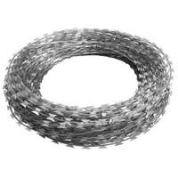 BTO-22 Galvanized Razor Wire Coils With Loops Dia 600ミリメートルUsed On Ships For Antiの著作権侵害