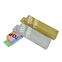 Petites boîtes d'emballage personnalisées de boîte de carton pliante jaune Gary rose pour l'emballage cosmétique de médecine